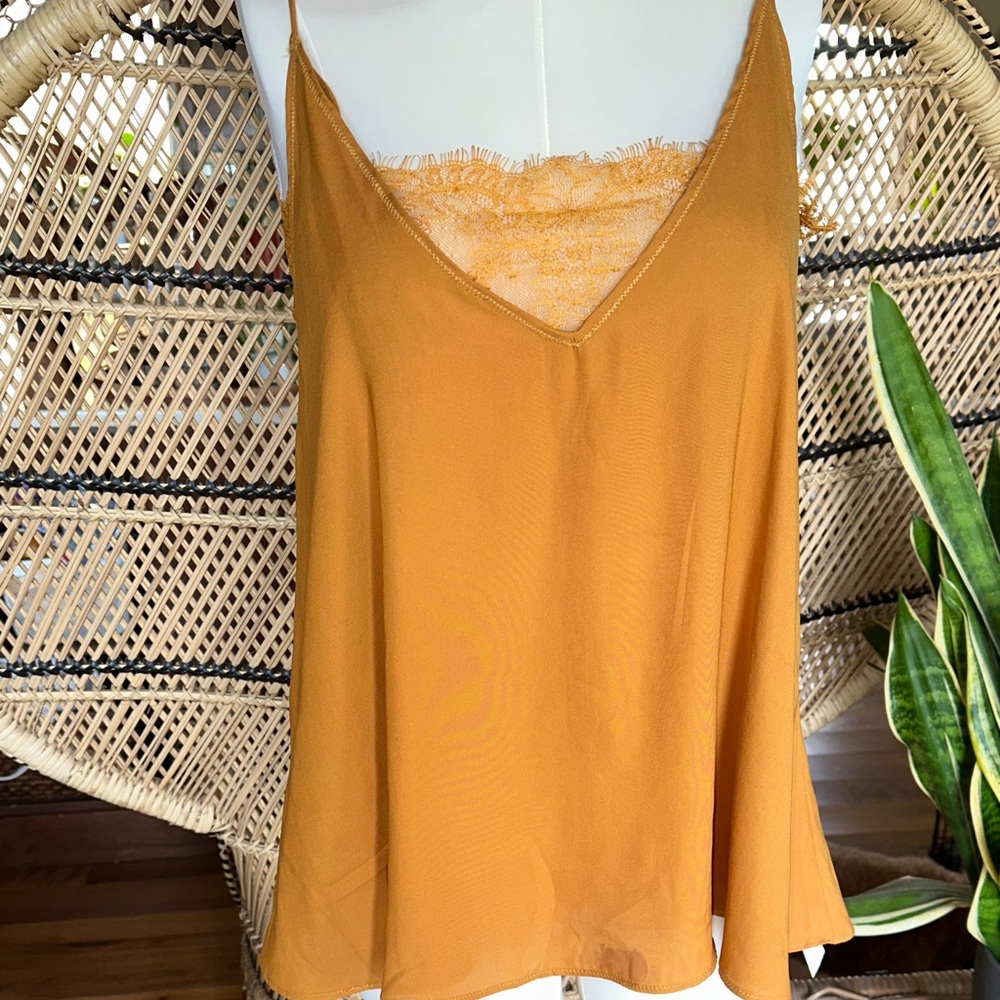 Free People Amber Lace Cami Top